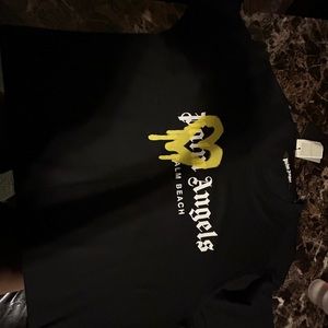 Palm Angels Yellow Heart T-Shirt